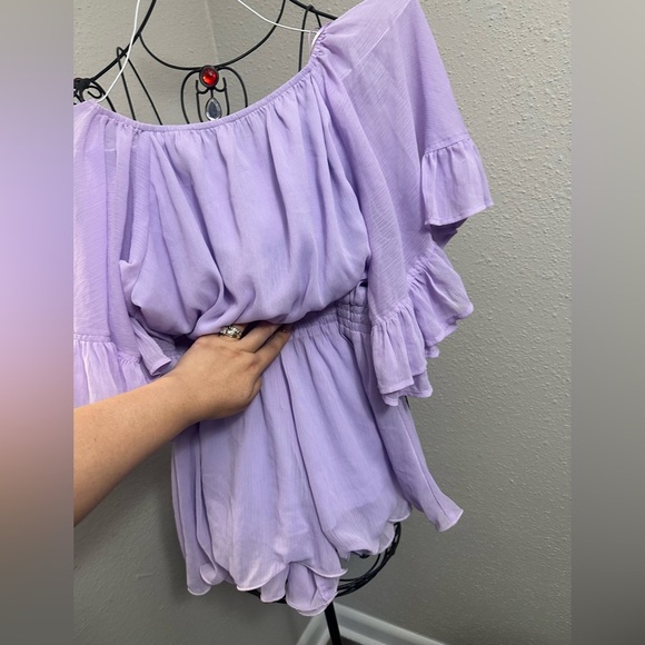 Endless Rose Lavender Ruffle Top - Picture 7 of 9